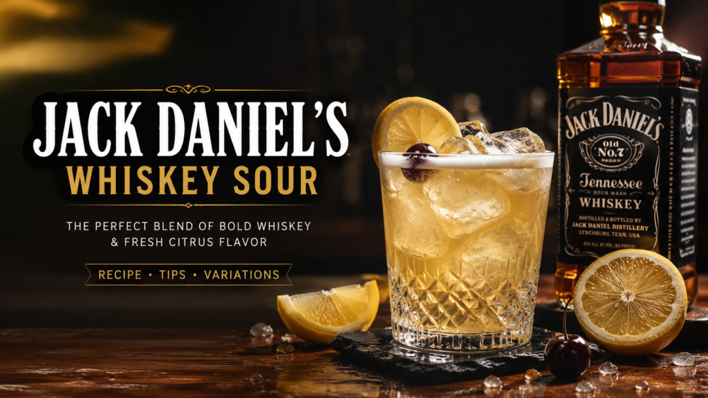 jack daniels whiskey sour
