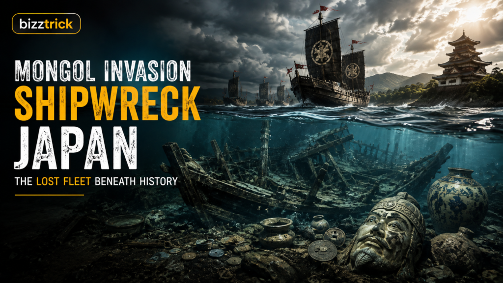 mongol invasion shipwreck japan