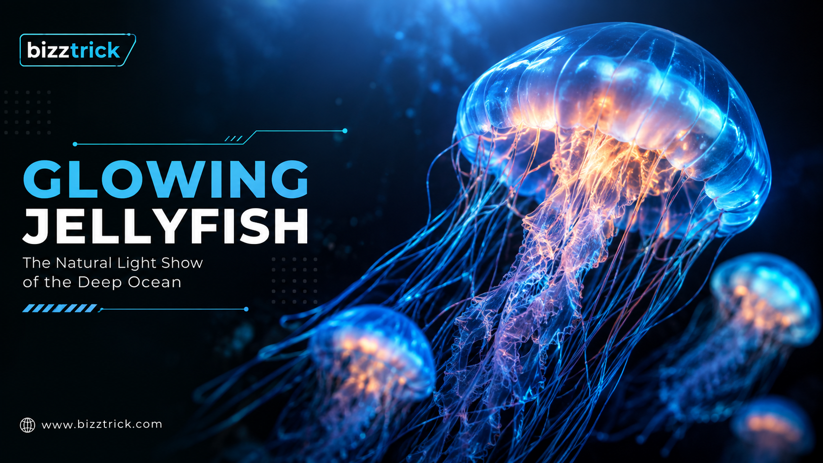glowing jellyfish