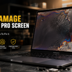 heat damage macbook pro screen